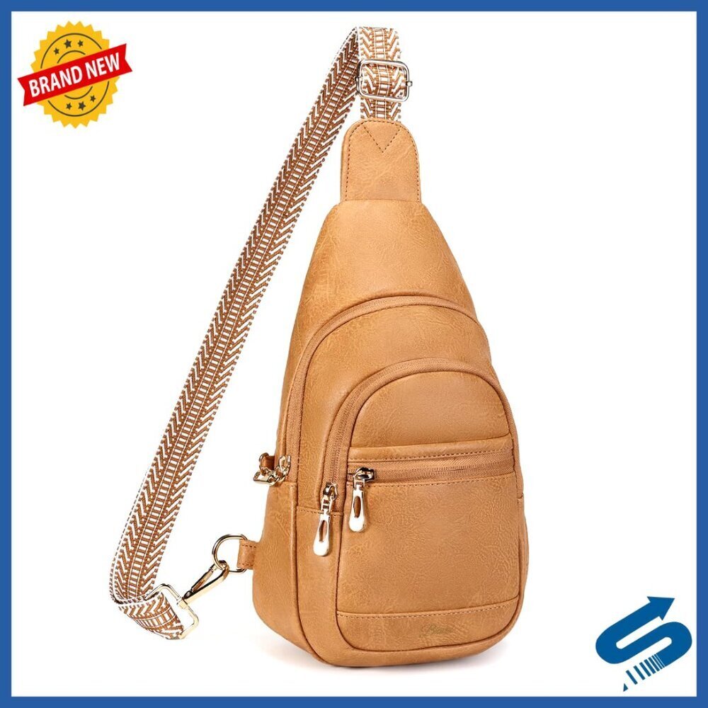 Vegan Leather Crossbody Bag Anti Theft RFID Blocking Travel Purse Women Casual